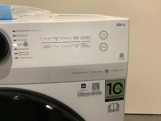 Midea mf200d86wb was- droogcombinatie - afbeelding 6 van  9