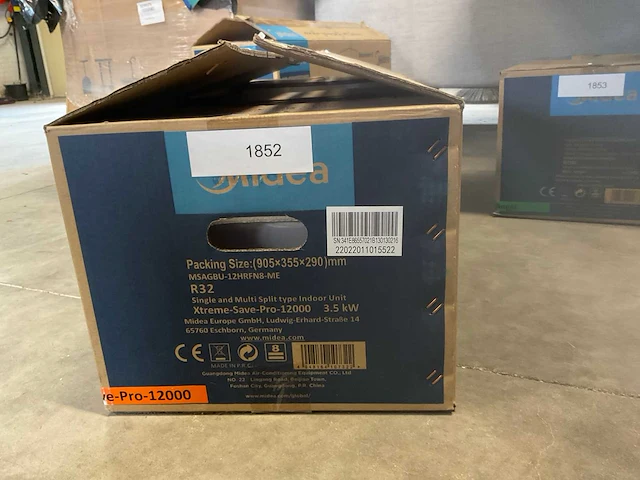 Midea xtreme-save-pro-12000 airco split - afbeelding 4 van  9