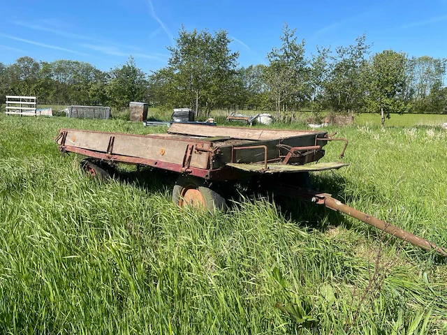 Miedema - restauratie project - vintage landbouwwagen - afbeelding 1 van  12