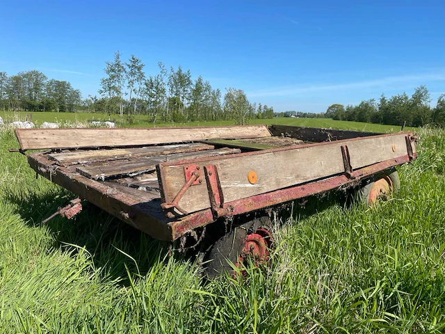 Miedema - restauratie project - vintage landbouwwagen - afbeelding 5 van  12