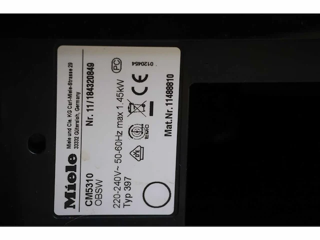 Miele - cm5310 - koffiemachine - afbeelding 6 van  18
