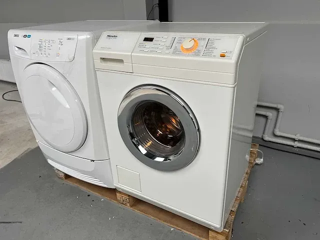 Miele - wasmachine + zanussi droger - afbeelding 4 van  12