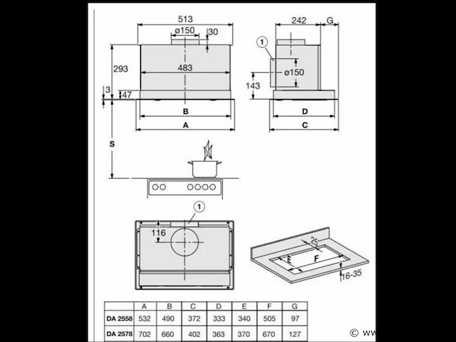 Miele afzuigunig da2578 va7114srt - afbeelding 5 van  5