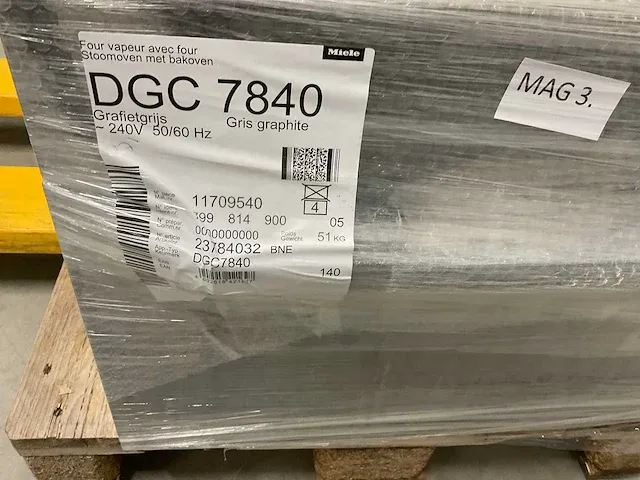 Miele dgc 7840 grgr inbouw combi stoomoven - afbeelding 2 van  3