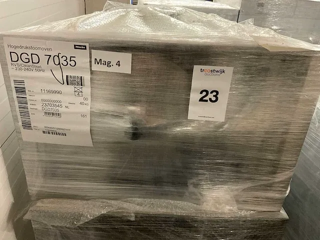 Miele dgd 7035 rvs/clst inbouw drukstoomoven - afbeelding 3 van  3