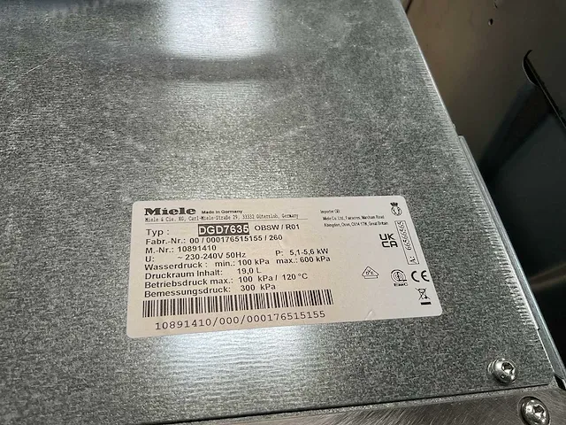 Miele dgd 7635 obsw inbouw druk stoomoven - afbeelding 8 van  8
