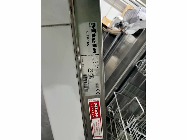 Miele g4300 sc vaatwasmachine - afbeelding 5 van  5