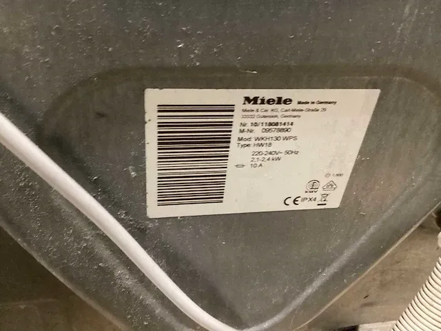 Miele hw18 wasmachine - afbeelding 7 van  8