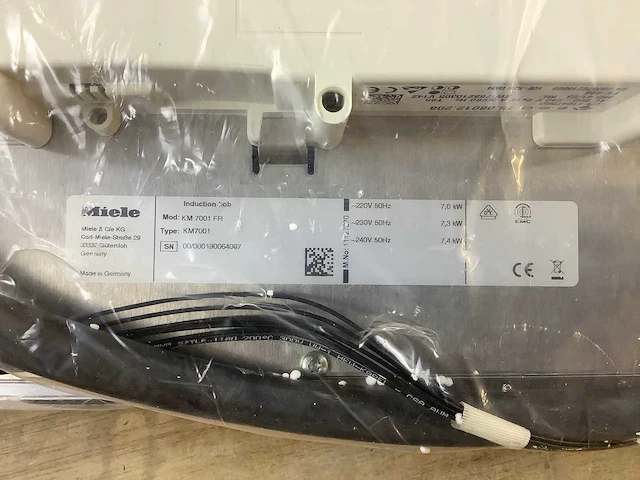 Miele km 7001 fr inductiekookplaat - afbeelding 6 van  6