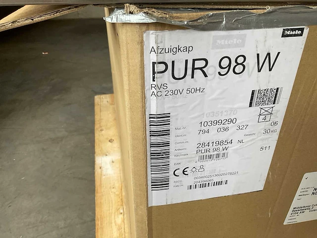 Miele pur 98w afzuigkap - afbeelding 5 van  5