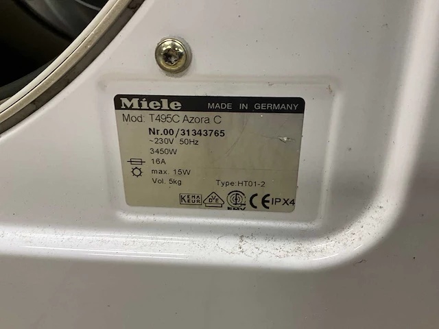 Miele t495c azora c wasdroger - afbeelding 7 van  7