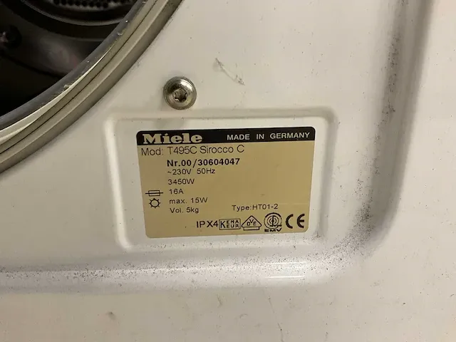 Miele t495c condens droger - afbeelding 5 van  5