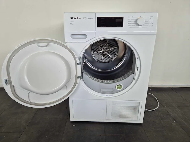 Miele tdb230wp active wasdroger vrijstaand voorbelading 7 kg a++ wit - afbeelding 2 van  7