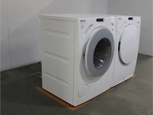 Miele v 1814 softcare system wasmachine & miele t 7744 c softcare system droger - afbeelding 4 van  8