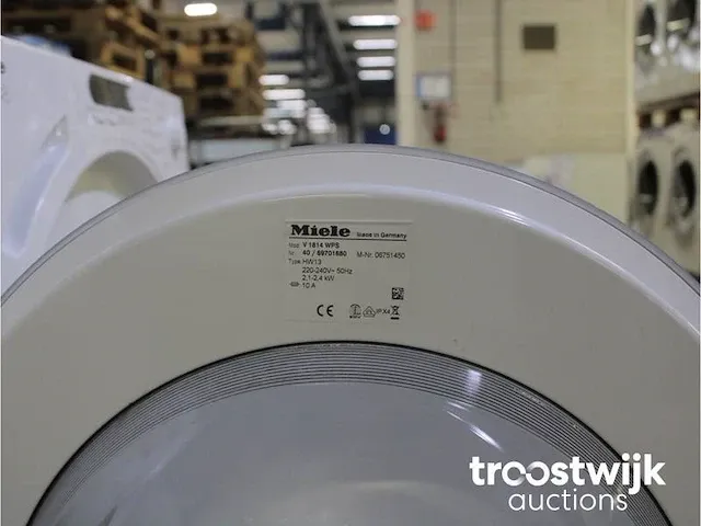 Miele v 1814 softcare system wasmachine & miele t 7744 c softcare system droger - afbeelding 5 van  8