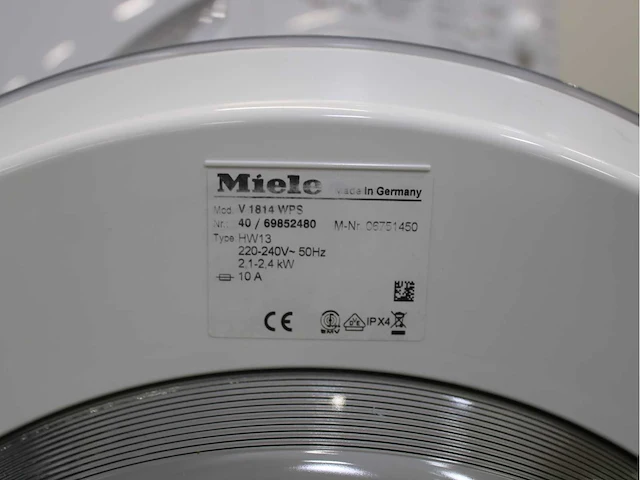 Miele v 1814 softcare system wasmachine & miele t 7744 c softcare system wasdroger - afbeelding 4 van  7