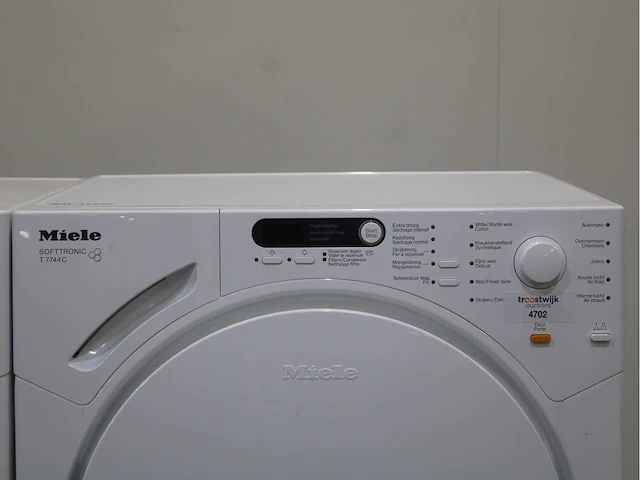Miele v 1814 softcare system wasmachine & miele t 7744 c softcare system wasdroger - afbeelding 5 van  7