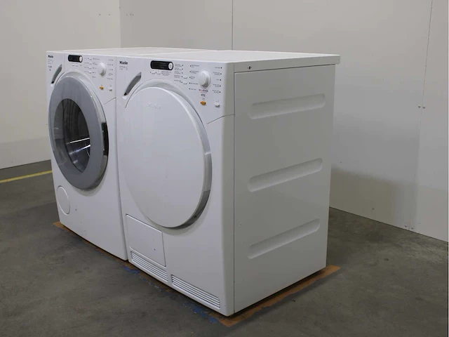 Miele v 1814 softcare system wasmachine & miele t 7744 c softcare system wasdroger - afbeelding 6 van  7