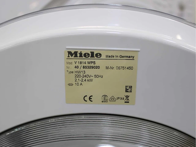 Miele v 1814 softcare system wasmachine & miele t 7748 c softcare system wasdroger - afbeelding 5 van  8