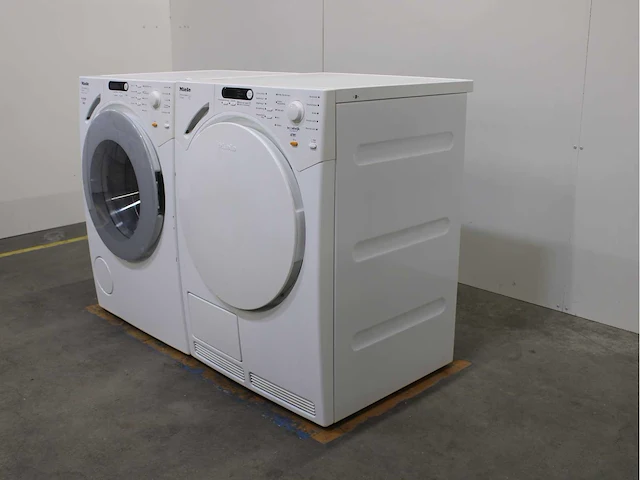 Miele v 1814 softcare system wasmachine & miele t 7748 c softcare system wasdroger - afbeelding 7 van  8