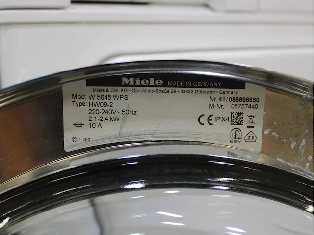 Miele v 5645 softcare system wasmachine & miele t 8463 c softcare system wasdroger - afbeelding 5 van  8