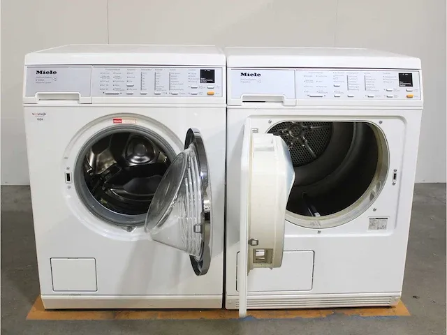 Miele v 5660 softcare system wasmachine & miele t 8463 c softcare system droger - afbeelding 2 van  8