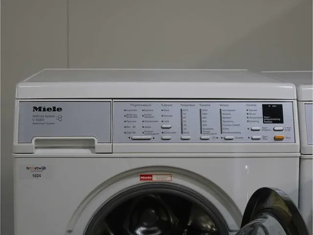 Miele v 5660 softcare system wasmachine & miele t 8463 c softcare system droger - afbeelding 3 van  8