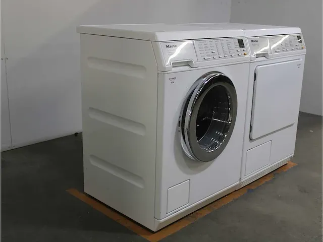 Miele v 5660 softcare system wasmachine & miele t 8463 c softcare system droger - afbeelding 4 van  8
