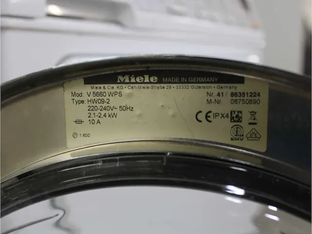 Miele v 5660 softcare system wasmachine & miele t 8463 c softcare system droger - afbeelding 5 van  8