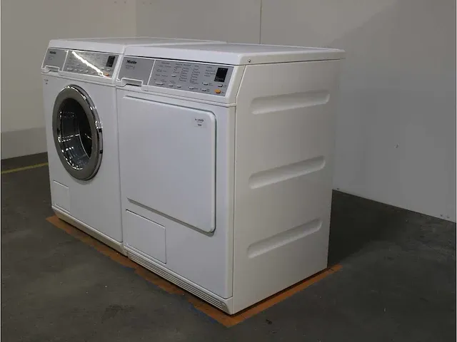 Miele v 5660 softcare system wasmachine & miele t 8463 c softcare system droger - afbeelding 7 van  8