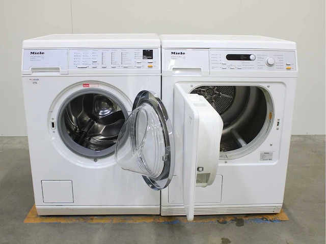 Miele v 5660 softcare system wasmachines & miele t 8843 c softcare system wasdrogers - afbeelding 2 van  8