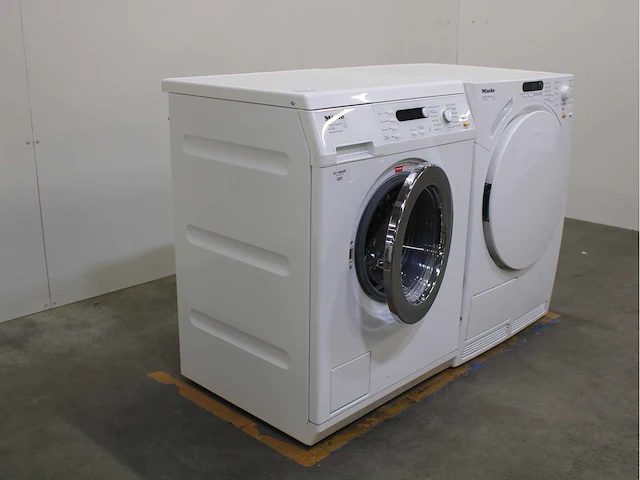 Miele v 5738 softcare system wasmachine & miele t 7744 c softcare system wasdroger - afbeelding 4 van  8