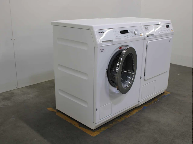 Miele v 5739 softcare system wasmachine & miele t 8633 c softcare system wasdroger - afbeelding 4 van  8