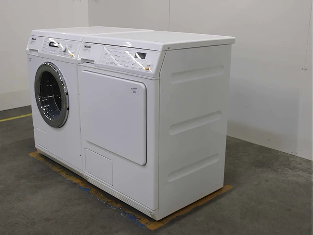Miele v 5739 softcare system wasmachine & miele t 8633 c softcare system wasdroger - afbeelding 7 van  8
