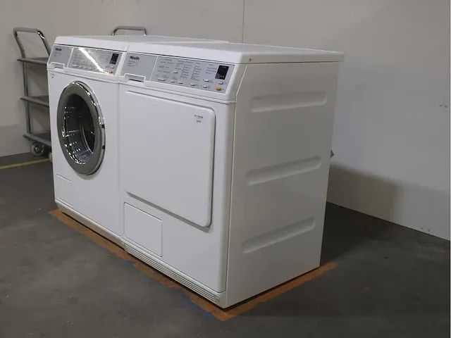 Miele v 5845 softcare system wasmachine & miele t 8463 c softcare system droger - afbeelding 7 van  8