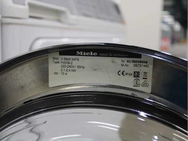 Miele v 5845 softcare system wasmachine & miele t 8463 c softcare system wasdroger - afbeelding 5 van  8