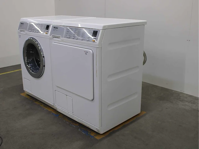 Miele v 5845 softcare system wasmachine & miele t 8463 c softcare system wasdroger - afbeelding 7 van  8