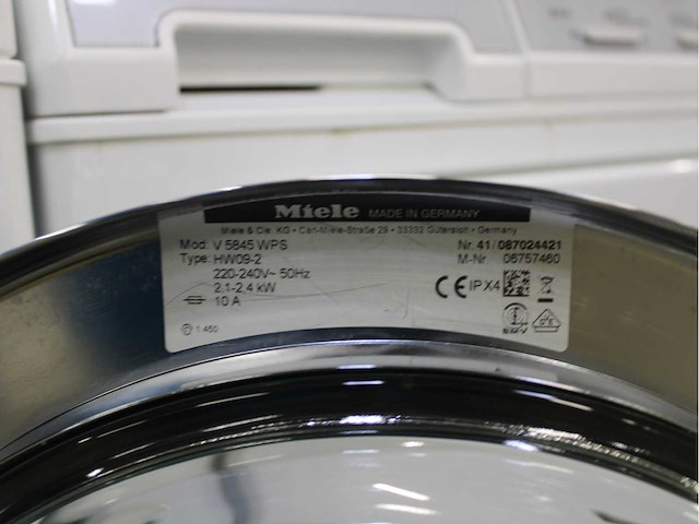 Miele v 5845 softcare system wasmachine & miele t 8463 c softcare system wasdroger - afbeelding 5 van  8