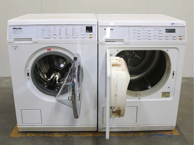 Miele v 5845 softcare system wasmachine & miele t 8663 c softcare system wasdroger - afbeelding 2 van  8