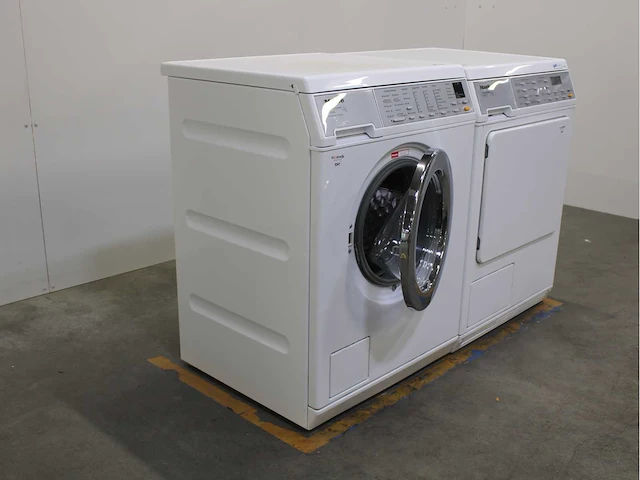 Miele v 5845 softcare system wasmachine & miele t 8663 c softcare system wasdroger - afbeelding 4 van  8