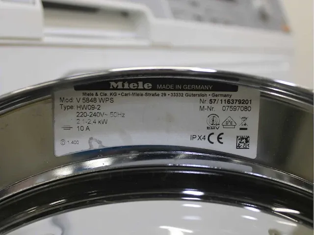 Miele v 5848 softcare system wasmachine & miele t 8843 c softcare system droger - afbeelding 5 van  8