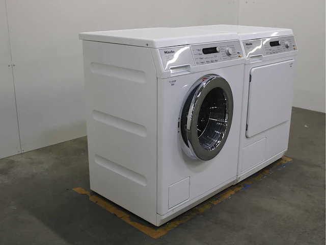 Miele v 5848 softcare system wasmachine & miele t 8843 c softcare system wasdroger - afbeelding 4 van  8