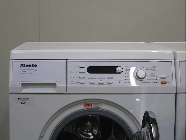 Miele v 5848 softcare system wasmachines & miele t 8843 c softcare system wasdrogers - afbeelding 3 van  8