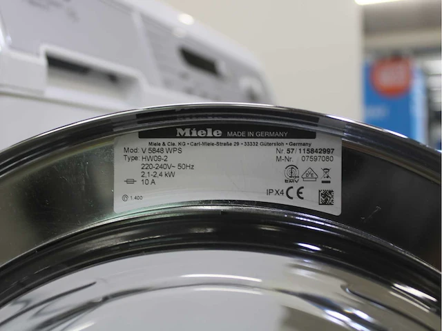 Miele v 5848 softcare system wasmachines & miele t 8843 c softcare system wasdrogers - afbeelding 5 van  8