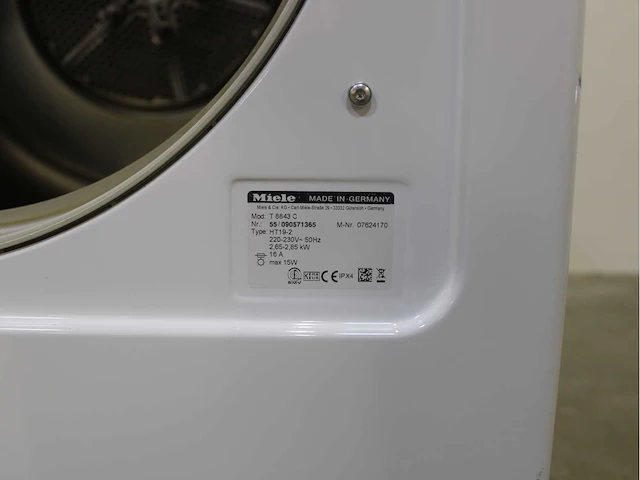 Miele v 5848 softcare system wasmachines & miele t 8843 c softcare system wasdrogers - afbeelding 8 van  8