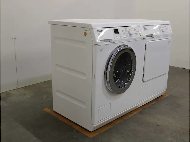Miele v 5849 softcare system wasmachine & miele t 8843 c softcare system droger - afbeelding 4 van  8