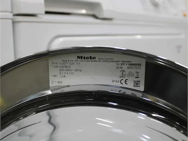 Miele v 5849 softcare system wasmachine & miele t 8843 c softcare system droger - afbeelding 5 van  8
