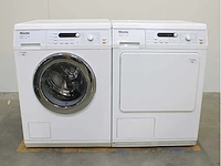 Miele v 5849 softcare system wasmachine & miele t 8843 c softcare system wasdroger - afbeelding 1 van  8