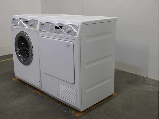 Miele v 5849 softcare system wasmachine & miele t 8847 wp softcare system ecocomfort wasdroger - afbeelding 7 van  8