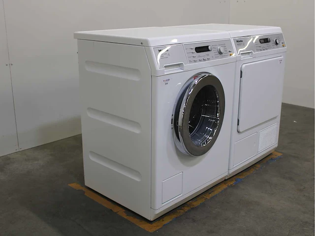 Miele v 5849 softcare system wasmachine & miele t 8873 wp edition 111 wasdroger - afbeelding 4 van  8